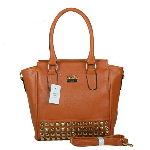 Coach Legacy Tanner In Studded Small Tan Crossbody Bags BNL - Click Image to Close